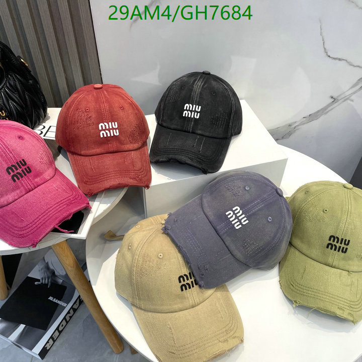 Miu Miu-Cap(Hat) Code: GH7684 $: 29USD