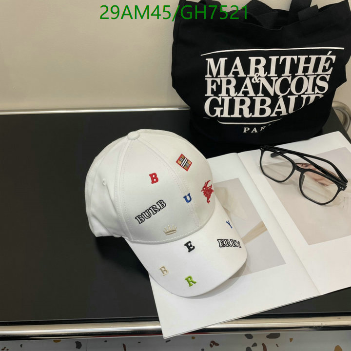 Burberry-Cap(Hat) Code: GH7521 $: 29USD