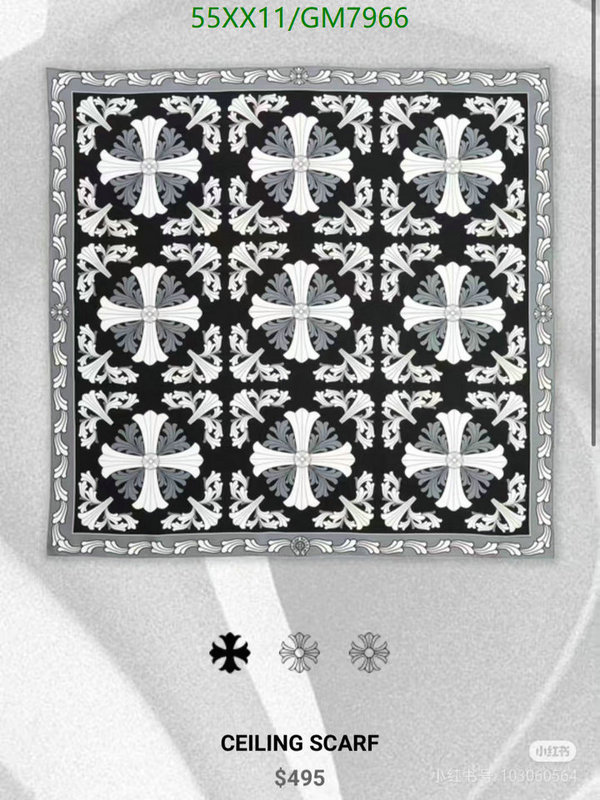 Chrome Hearts-Scarf Code: GM7966 $: 55USD