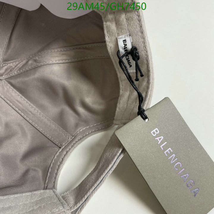 Balenciaga-Cap(Hat) Code: GH7450 $: 29USD