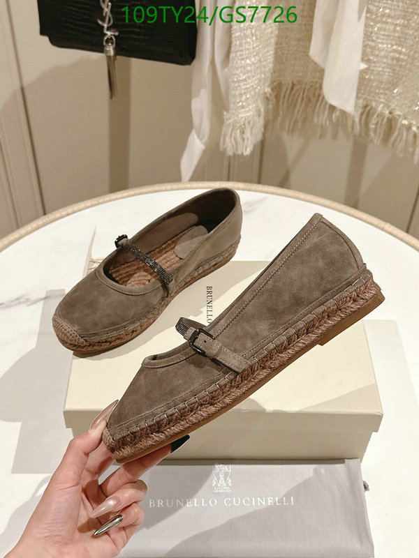 Brunello Cucinelli-Women Shoes Code: GS7726 $: 109USD