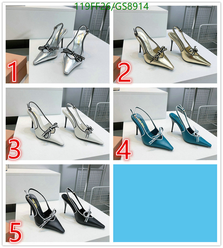 Miu Miu-Women Shoes Code: GS8914 $: 119USD