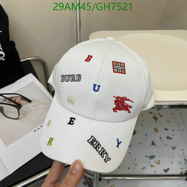 Burberry-Cap(Hat) Code: GH7521 $: 29USD