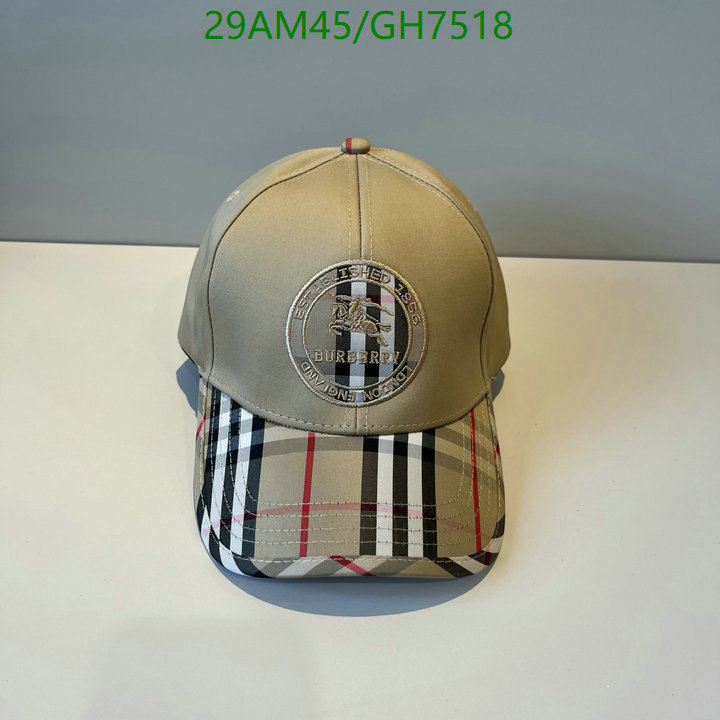 Burberry-Cap(Hat) Code: GH7518 $: 29USD