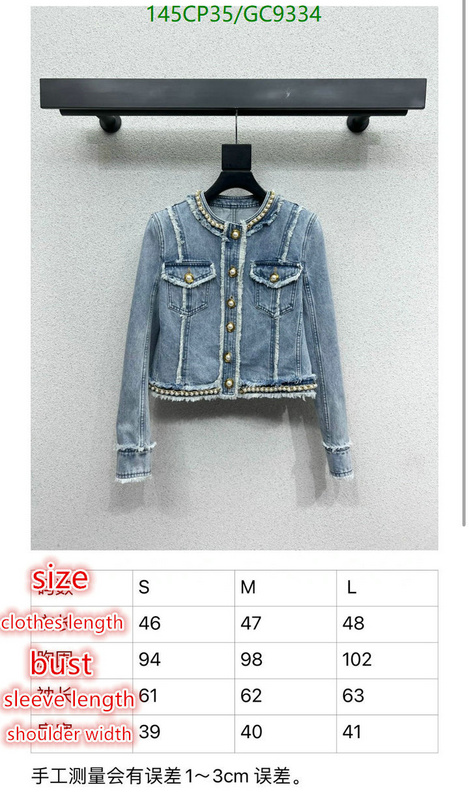 Balmain-Clothing Code: GC9334 $: 145USD