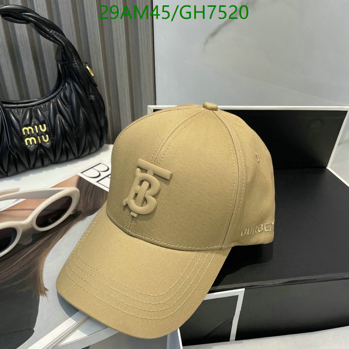 Burberry-Cap(Hat) Code: GH7520 $: 29USD