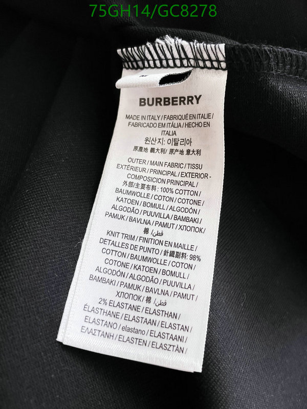 Burberry-Clothing Code: GC8278 $: 75USD