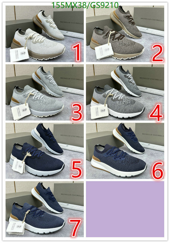 Brunello Cucinelli-Men shoes Code: GS9210 $: 155USD
