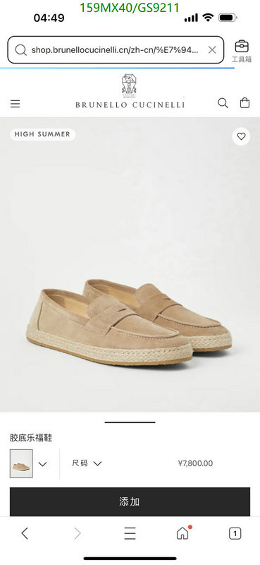 Brunello Cucinelli-Men shoes Code: GS9211 $: 159USD-Yupoo.ru - Copybrand.Team photo album Brunello Cucinelli-Men shoes Code: GS9211 $: 159USD