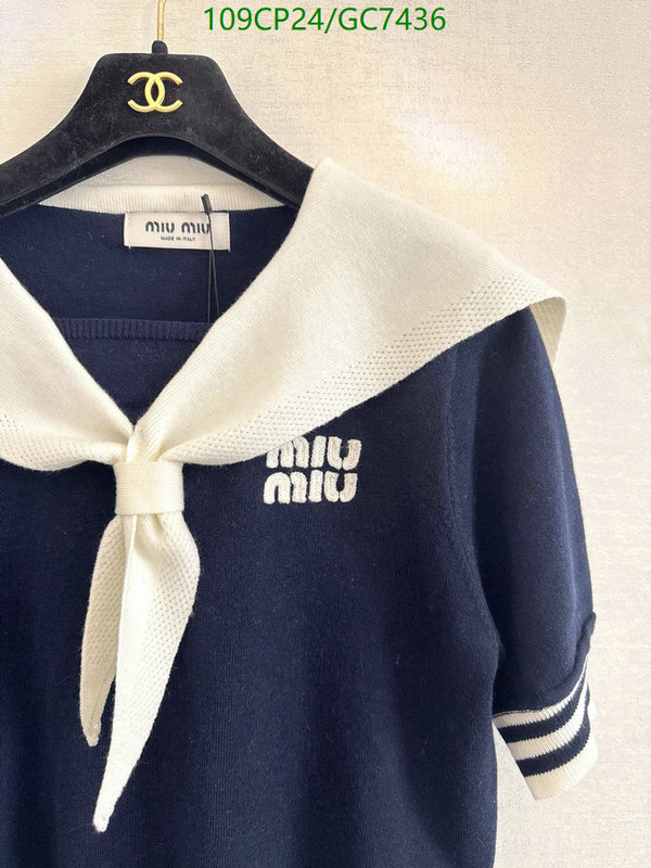 MIUMIU-Clothing Code: GC7436 $: 109USD
