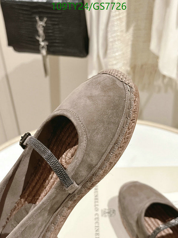 Brunello Cucinelli-Women Shoes Code: GS7726 $: 109USD