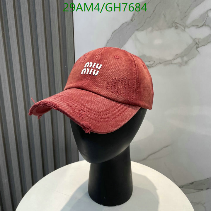 Miu Miu-Cap(Hat) Code: GH7684 $: 29USD