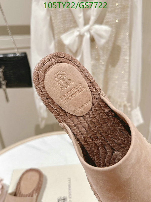 Brunello Cucinelli-Women Shoes Code: GS7722 $: 105USD
