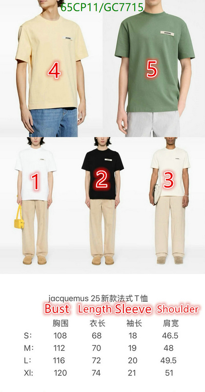 Jacquemus-Clothing Code: GC7715 $: 65USD