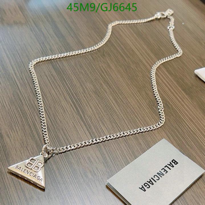 Balenciaga-Jewelry Code: GJ6645 $: 45USD
