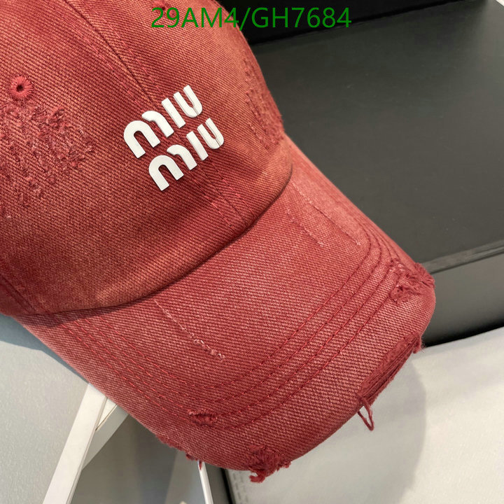 Miu Miu-Cap(Hat) Code: GH7684 $: 29USD