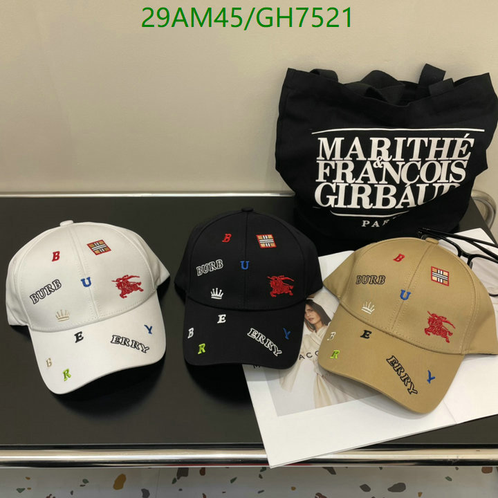 Burberry-Cap(Hat) Code: GH7521 $: 29USD