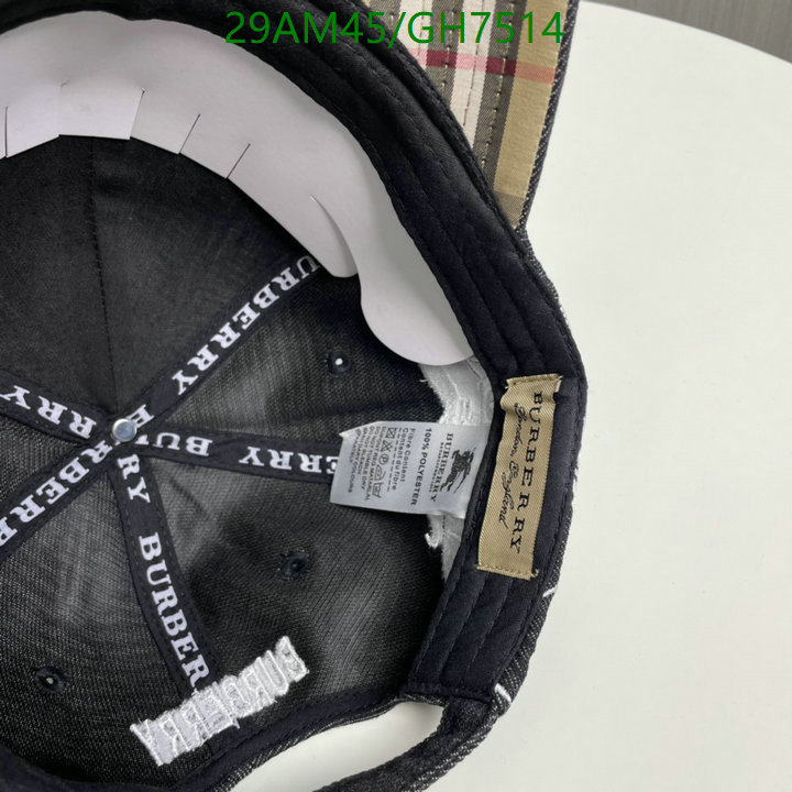 Burberry-Cap(Hat) Code: GH7514 $: 29USD