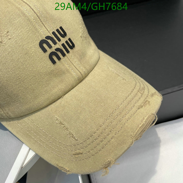 Miu Miu-Cap(Hat) Code: GH7684 $: 29USD