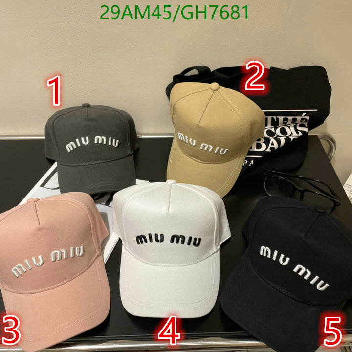Miu Miu-Cap(Hat) Code: GH7681 $: 29USD