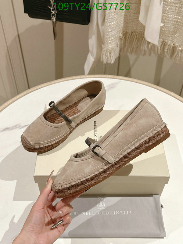 Brunello Cucinelli-Women Shoes Code: GS7726 $: 109USD