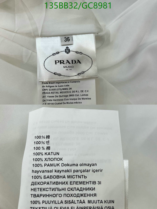 Prada-Clothing Code: GC8981 $: 135USD