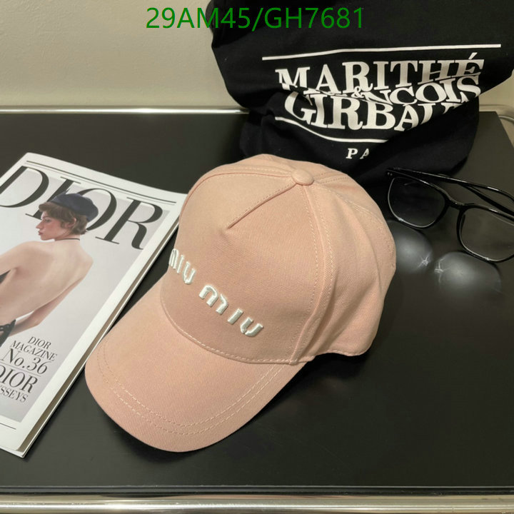 Miu Miu-Cap(Hat) Code: GH7681 $: 29USD