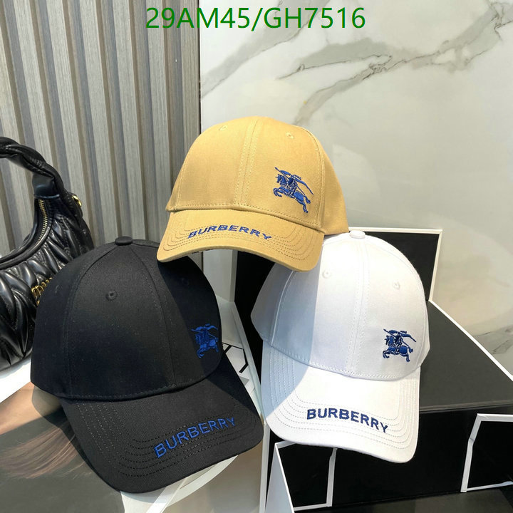 Burberry-Cap(Hat) Code: GH7516 $: 29USD