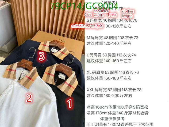 Burberry-Clothing Code: GC9004 $: 79USD