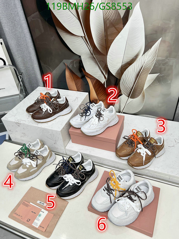 Miu Miu-Women Shoes Code: GS8553 $: 119USD
