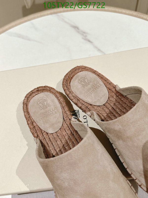 Brunello Cucinelli-Women Shoes Code: GS7722 $: 105USD