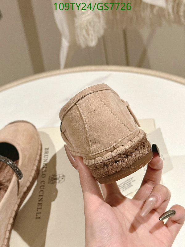 Brunello Cucinelli-Women Shoes Code: GS7726 $: 109USD