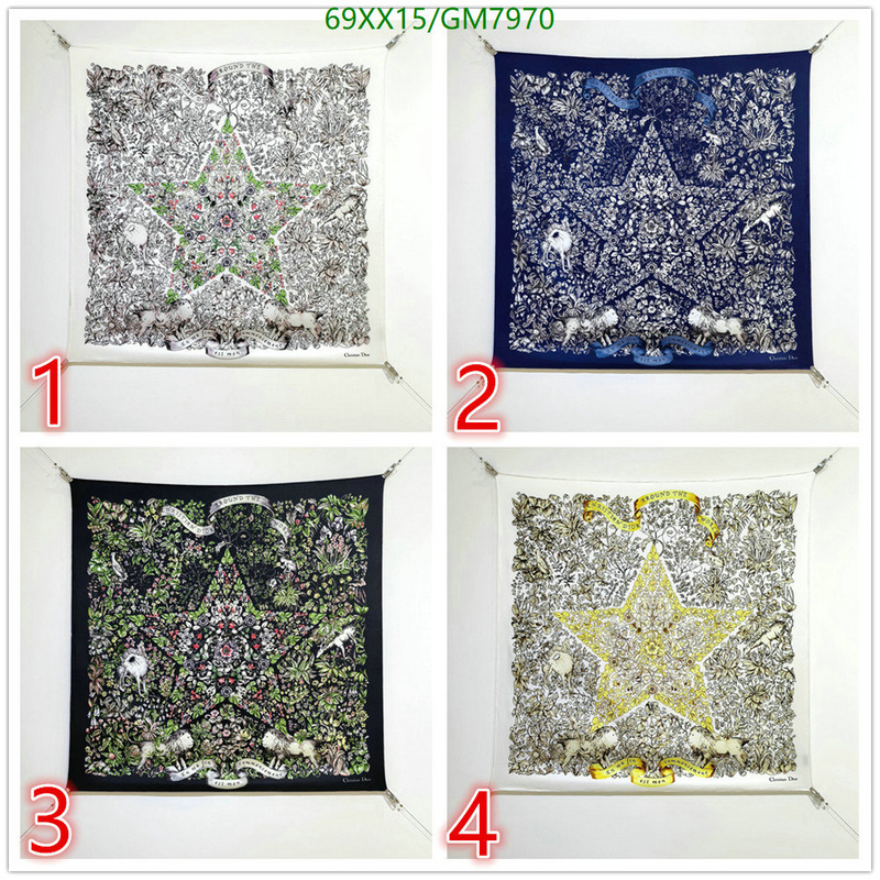 Dior-Scarf Code: GM7970 $: 69USD