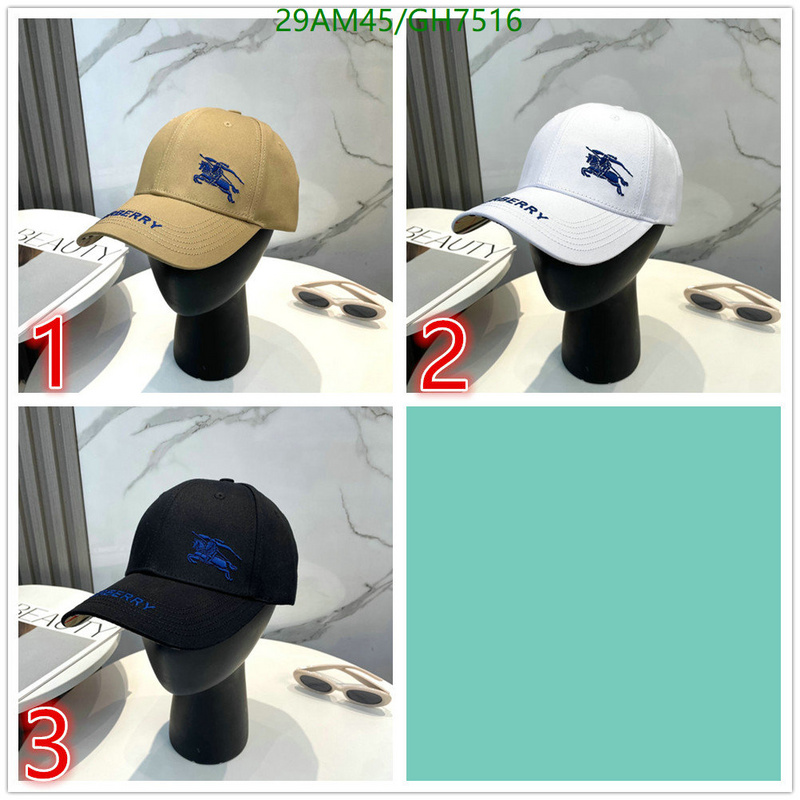 Burberry-Cap(Hat) Code: GH7516 $: 29USD