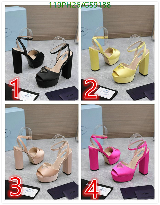 Prada-Women Shoes Code: GS9188 $: 119USD