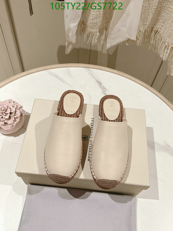 Brunello Cucinelli-Women Shoes Code: GS7722 $: 105USD