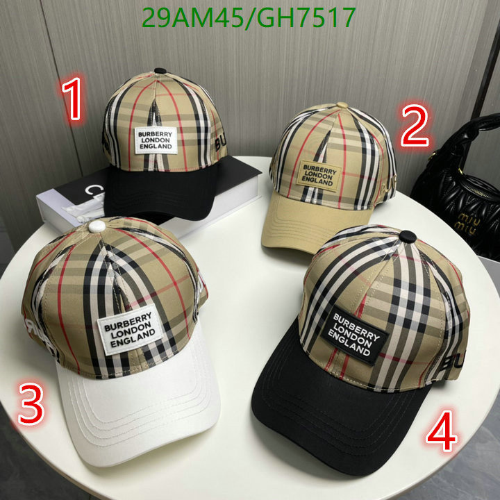 Burberry-Cap(Hat) Code: GH7517 $: 29USD