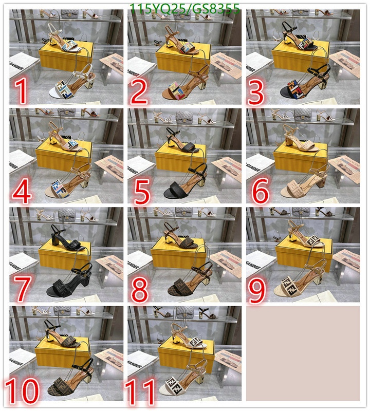 Fendi-Women Shoes Code: GS8355 $: 115USD
