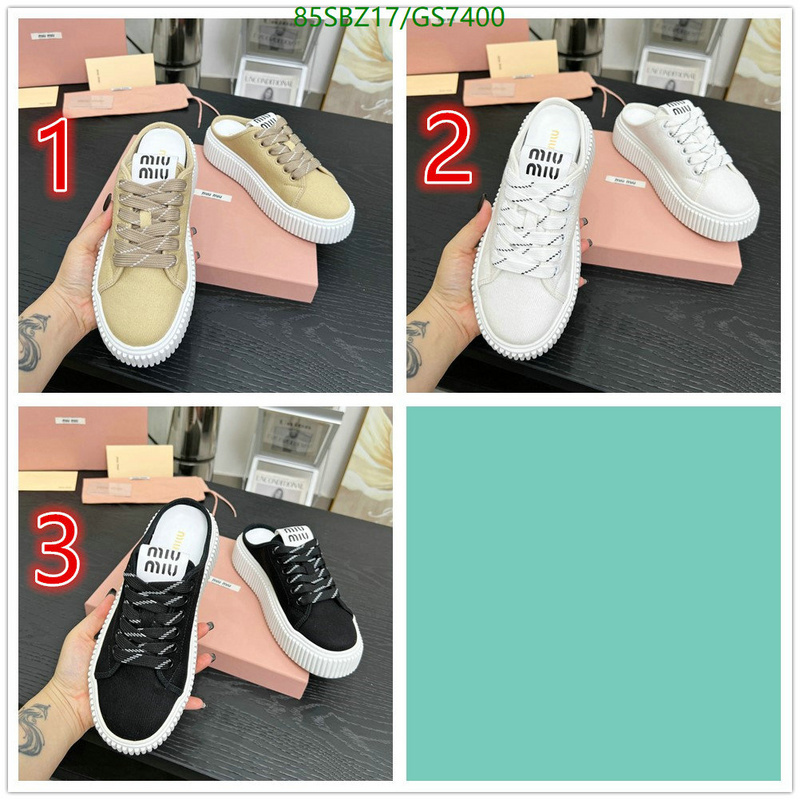 Miu Miu-Women Shoes Code: GS7400 $: 85USD