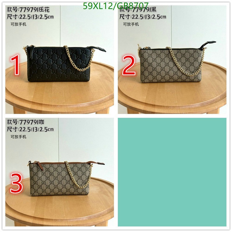 Gucci-Bag-4A Quality Code: GB8707 $: 59USD