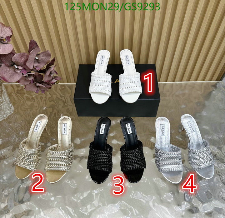 ALAIA-Women Shoes Code: GS9293 $: 125USD