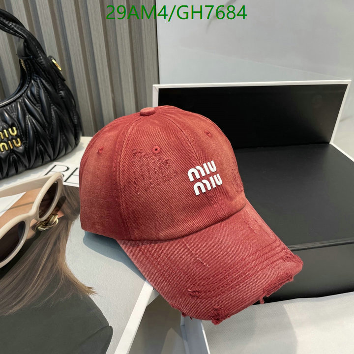 Miu Miu-Cap(Hat) Code: GH7684 $: 29USD