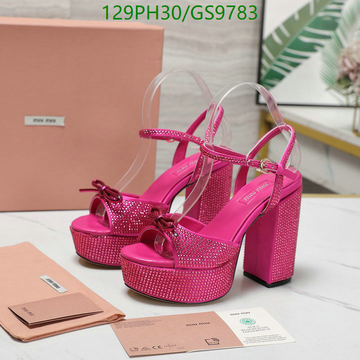 Miu Miu-Women Shoes Code: GS9783 $: 129USD