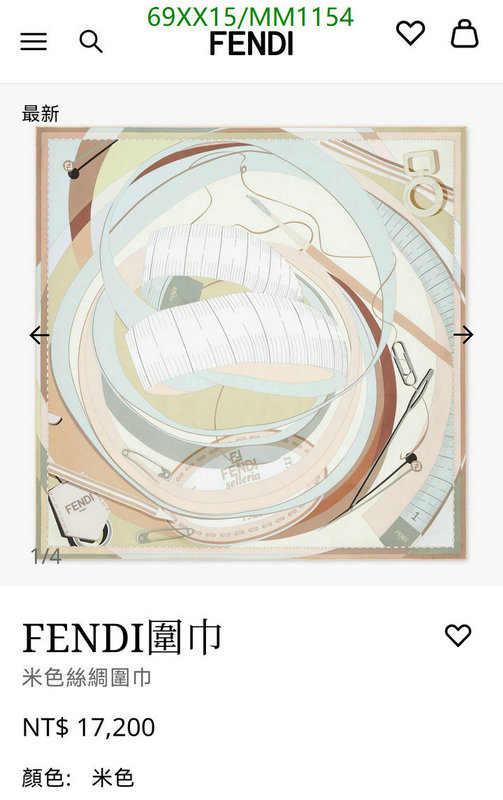 Fendi-Scarf Code: MM1154 $: 69USD