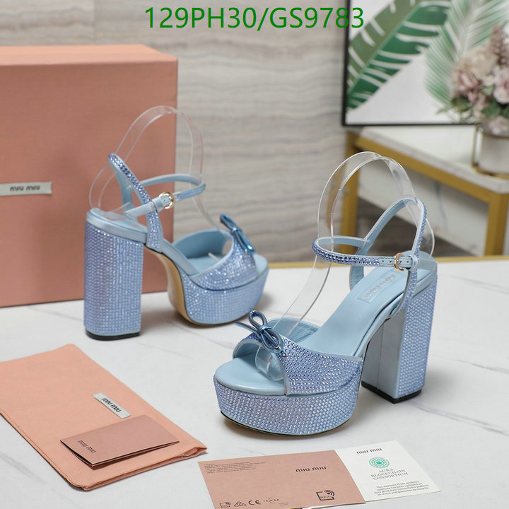 Miu Miu-Women Shoes Code: GS9783 $: 129USD