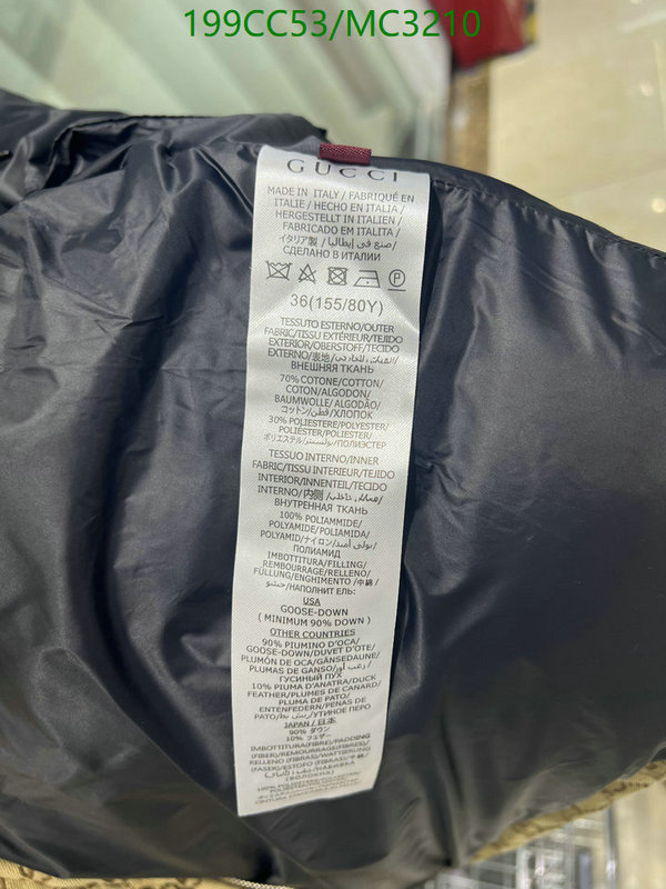 Gucci-Down jacket Women Code: MC3210 $: 199USD