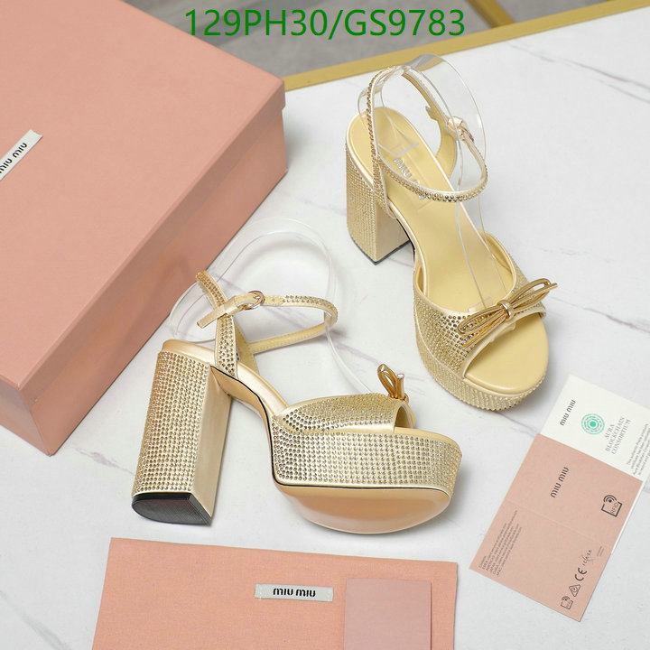 Miu Miu-Women Shoes Code: GS9783 $: 129USD