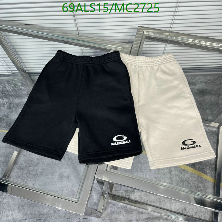 Balenciaga-Kids Clothing Code: MC2725 $: 69USD