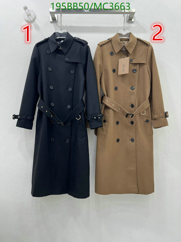 Burberry-Clothing Code: MC3663 $: 195USD
