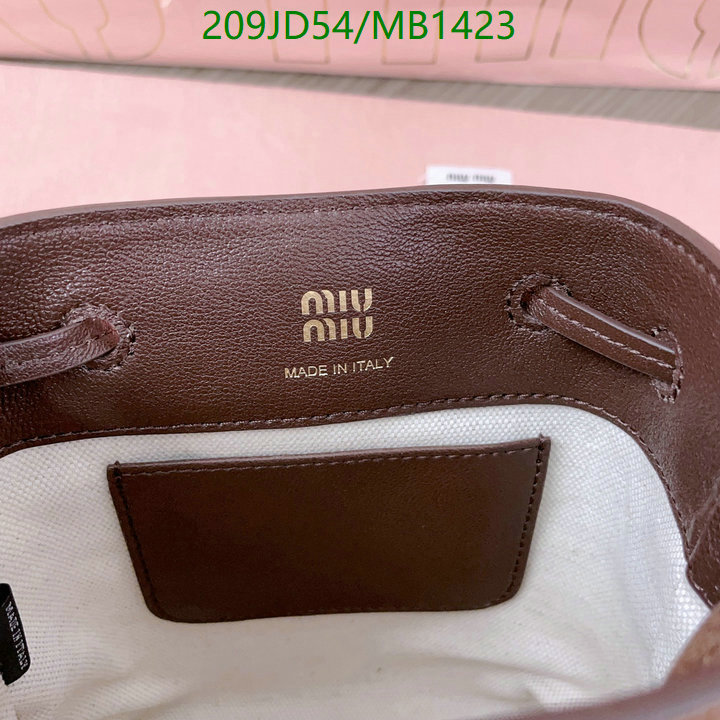 Miu Miu-Bag-Mirror Quality Code: MB1423 $: 209USD